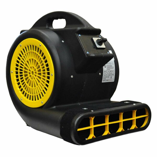 Tinkertools High Velocity 1 HP 3 Speed 3 Position 4000 CFM Air Mover-Carpet Dryer-Floor Dryer TI3547428